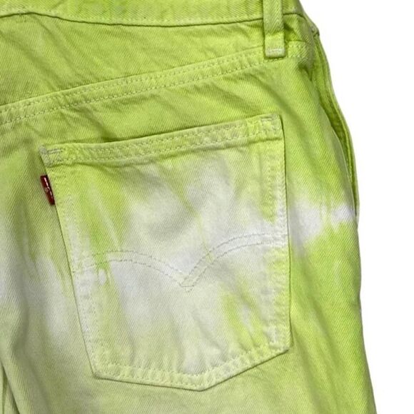 Riley Vintage Matcha Upcycled Tie Dye Overalls Denim Size - Picture 8 of 10